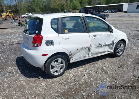 2006 Chevrolet Aveo Ls из США, поврежденный, VIN KL1TD66666B532387